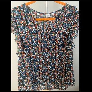 Floral Gap blouse. Size Xs